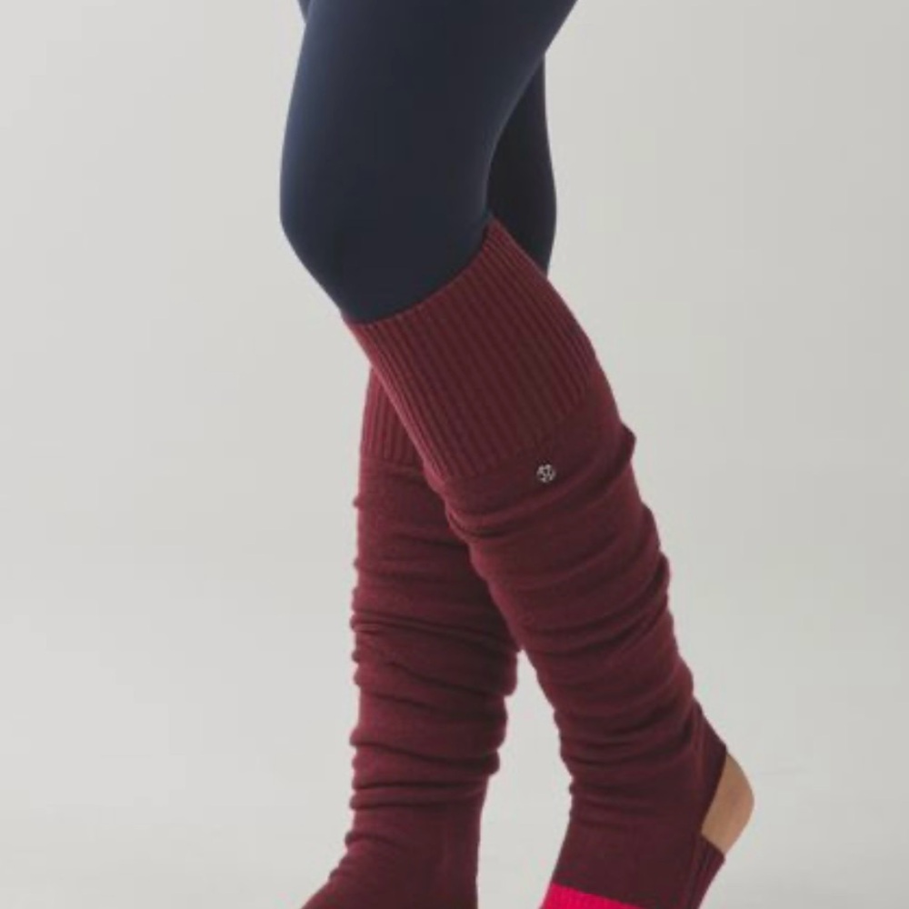 Dark Purple Lulu Lemon Leg Warmers